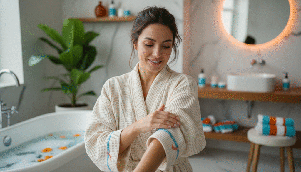 mulher cuidado pessoal beleza