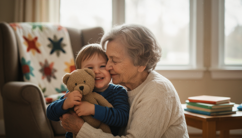 brinquedo que a avó da para o neto